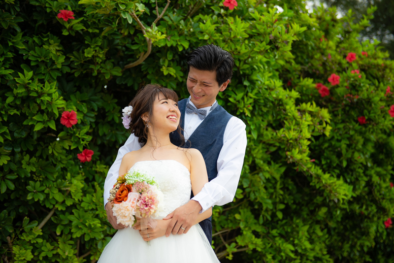 グリーンをバックに♪