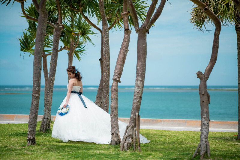 沖縄の自然に囲まれて＠新婦様
