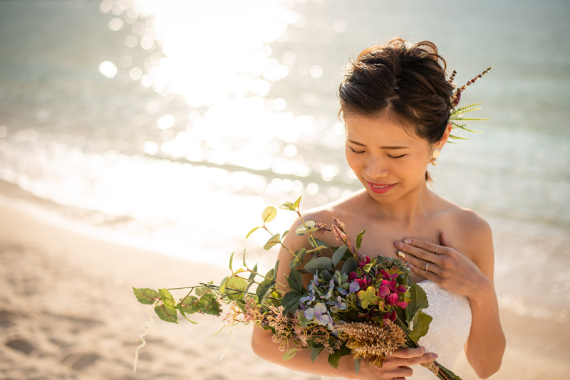 ソロカットも自然に美しく*