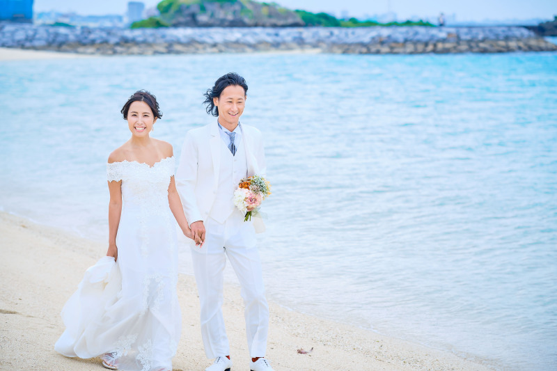 ビーチでお散歩〜*