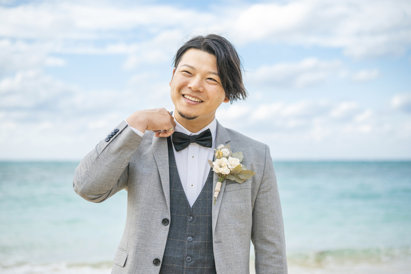 新郎様のソロショット☆