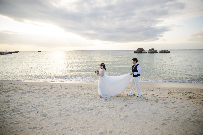 砂浜デート☺︎♡