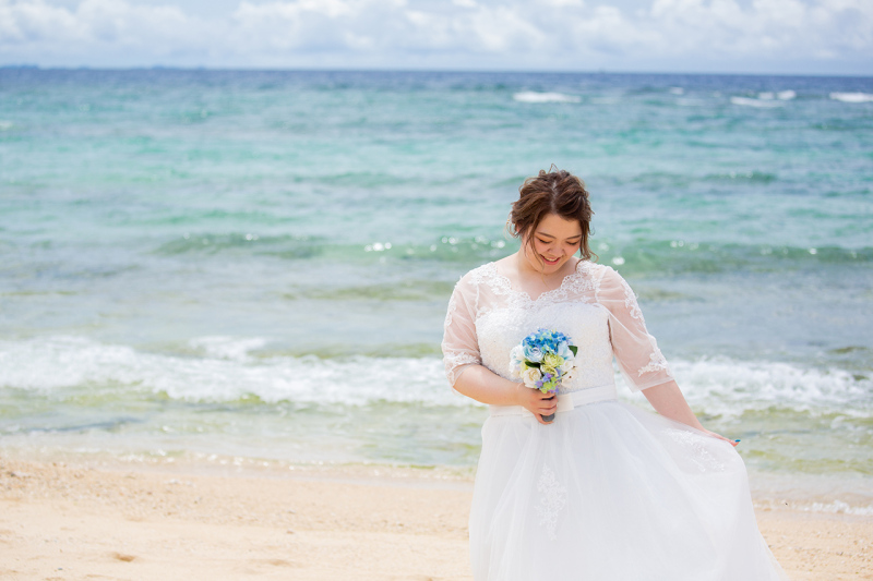 ソロカットも美しく*