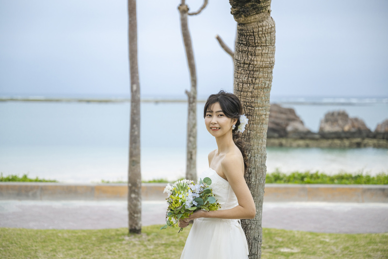 ソロショットの花嫁姿