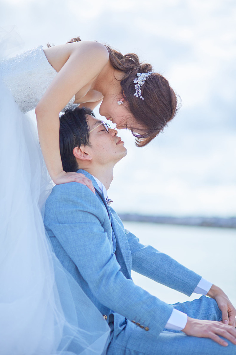 鼻と鼻をくっつけて♬