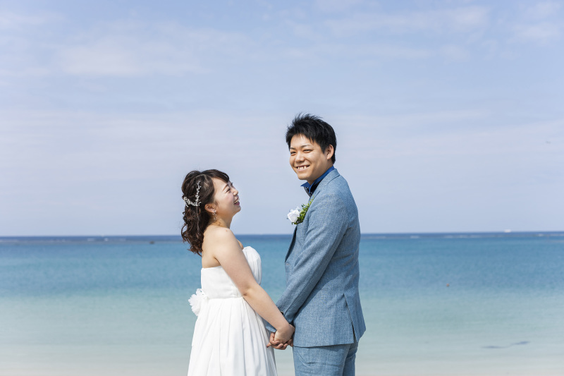 最高のお天気の中フォトウェディングSTART☆