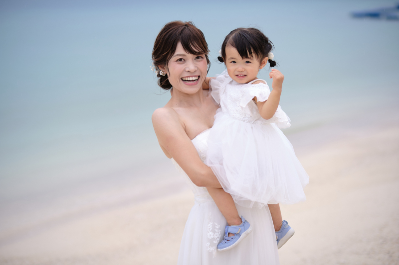 最初はママと♡