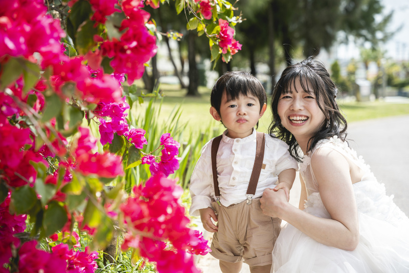 笑顔たっぷりのファミリーショット♡