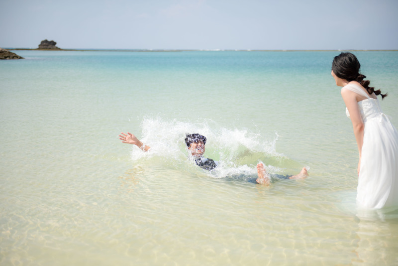 全身バシャーン！！