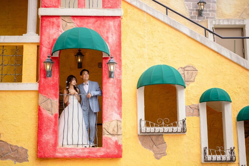 アメリカンビレッジでフォトウェディング