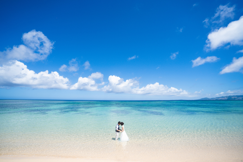 広大な海の上で♡