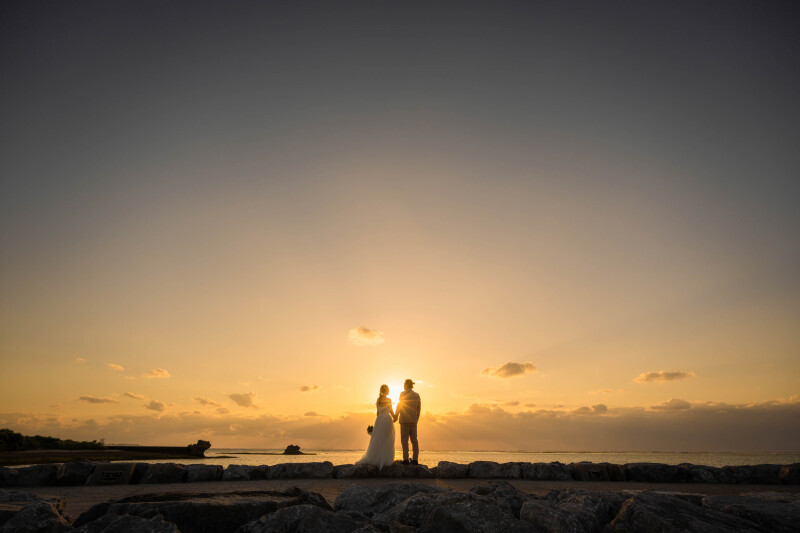 2色のビーチフォト＊