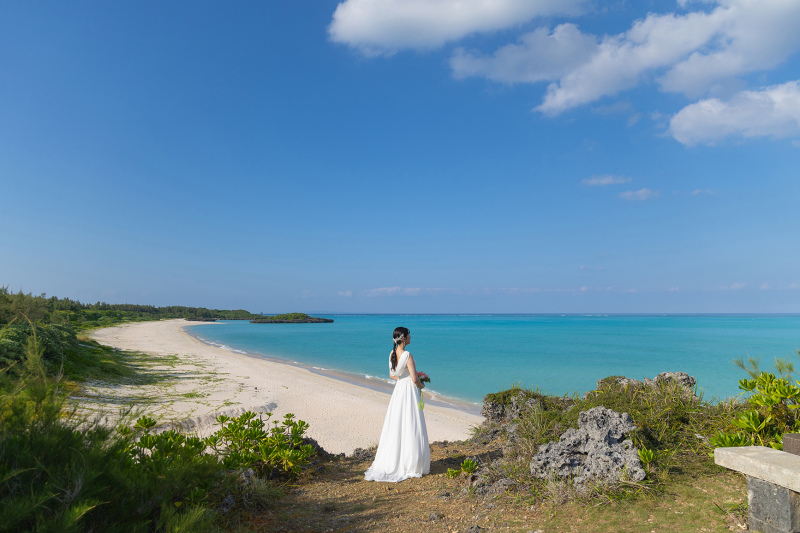 新婦様のソロショット