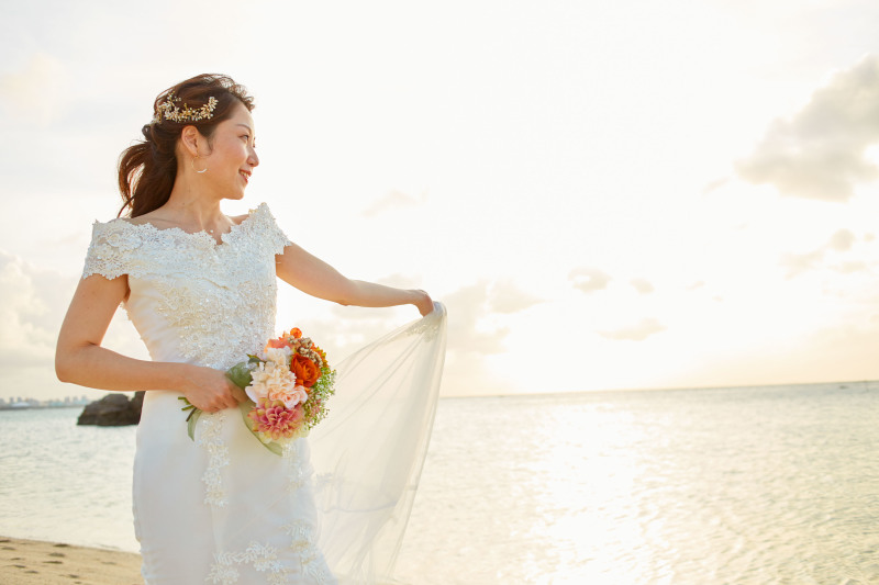 新婦様のソロショット＊