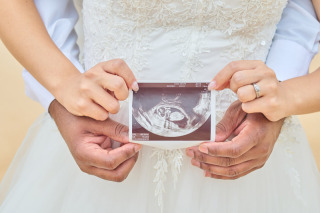 初めての家族写真♡