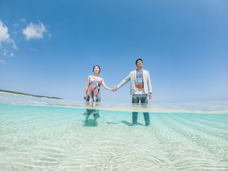 百合が浜で水中撮影＊