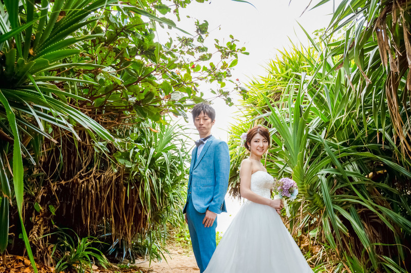 グリーンをバックに☆