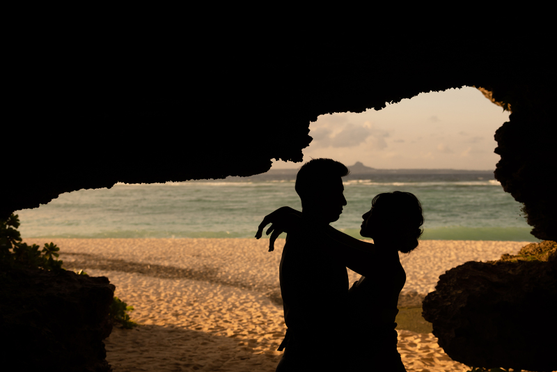 洞窟の中で・・・