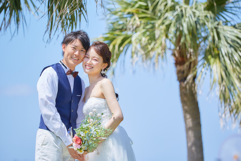 ラストカットはヤシの木と共に☆