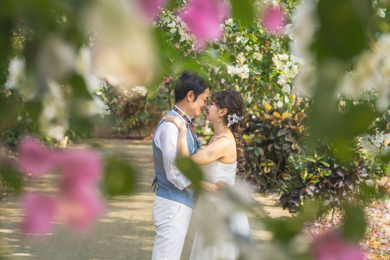 たくさんの花に包まれて♪