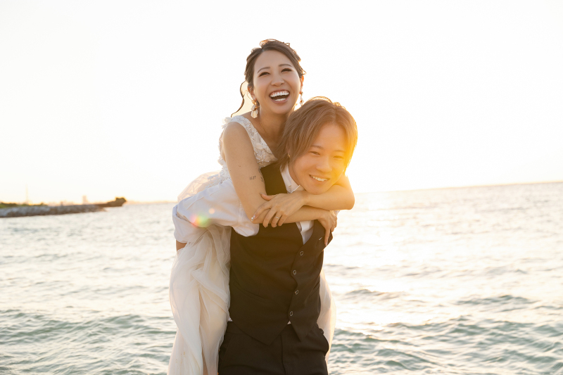 サンセットを眺める贅沢な時間