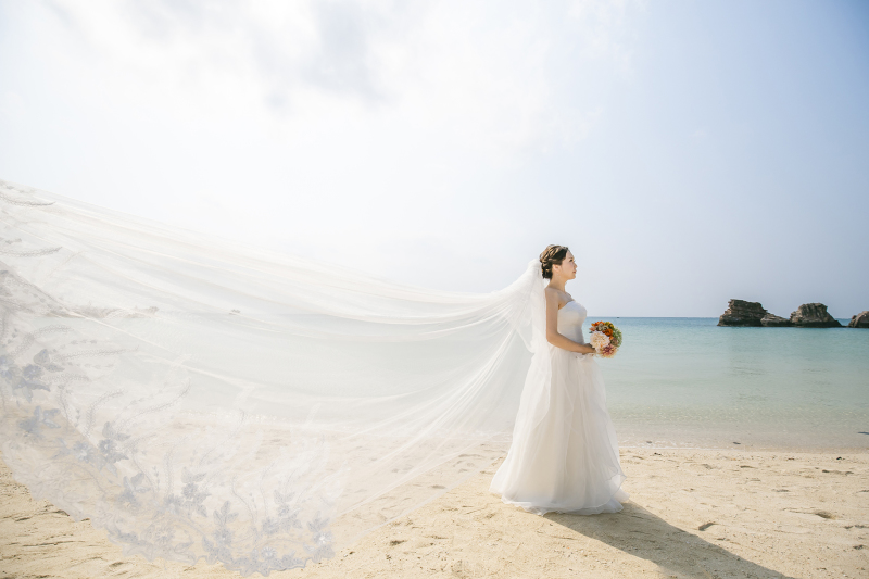 ロングベールでエレガントに！