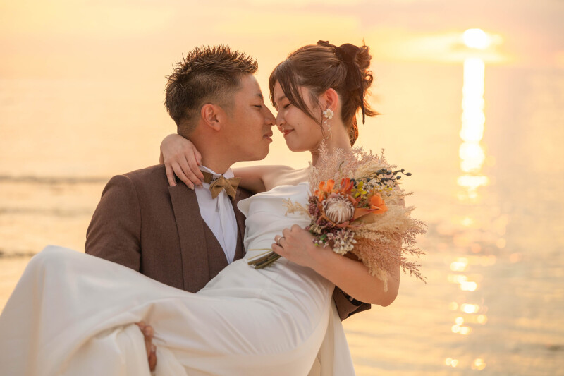 ラストカットはお姫様だっこ