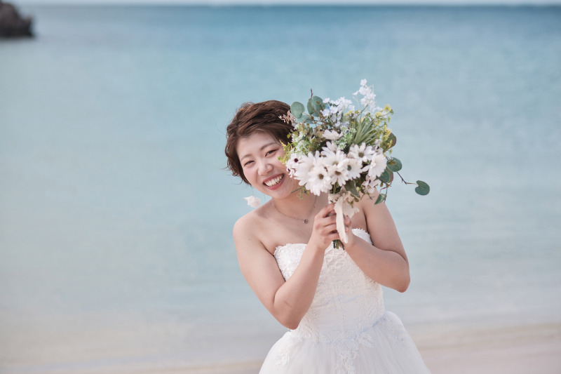 笑顔が魅力的な新婦様♡