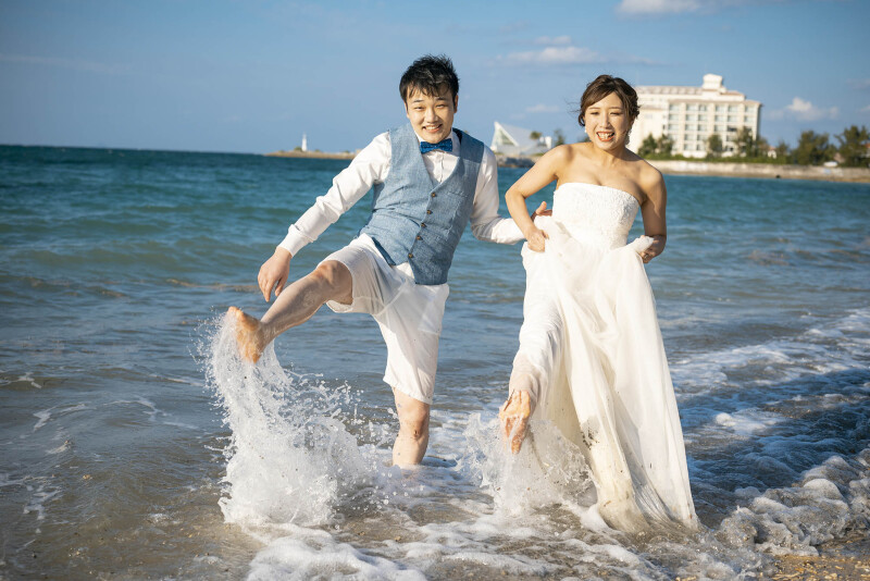 最後はウォーターイン！