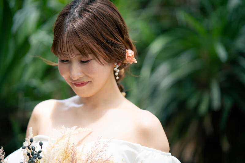 お次は新婦様のソロショット◎