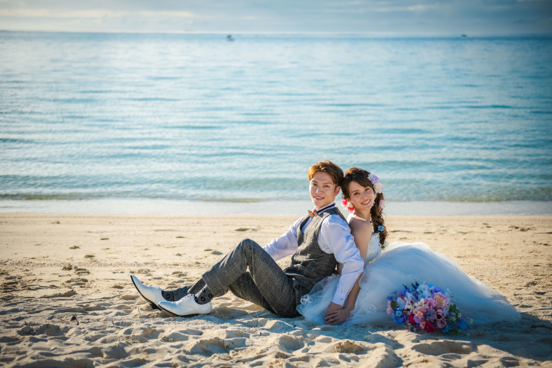 仲良く手を添えて♡