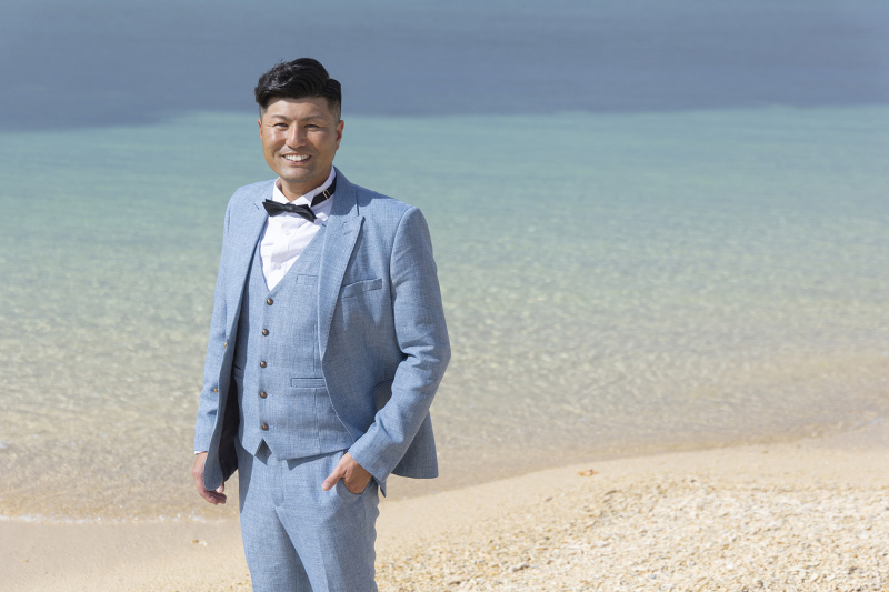 新郎様ソロショット*