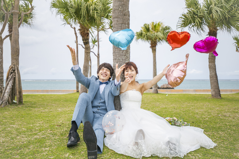 風とヤシの木◎