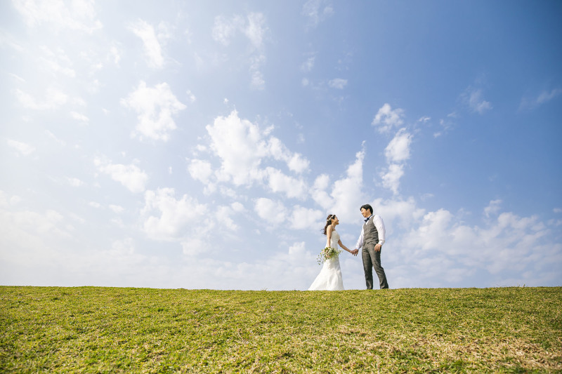 空と雲とグリーン＊