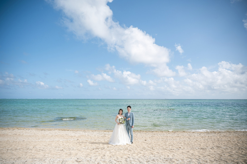 どこまでも続く海と空