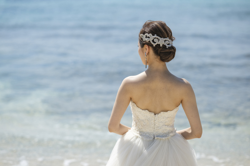 ヘアセットもいい感じ