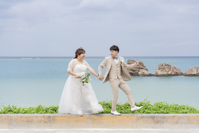 アラハビーチの定番ポーズ？！＊