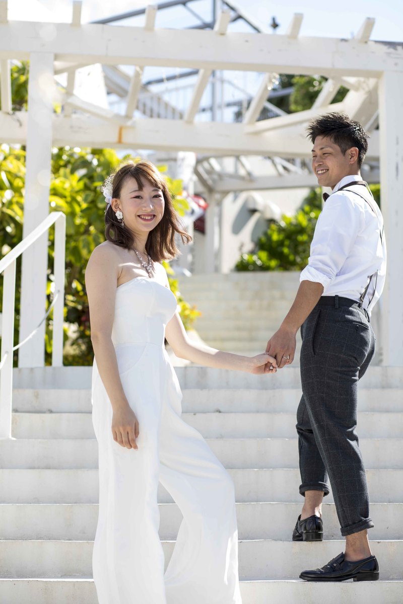 おふたりともとってもお洒落な持ち込みお衣装♪