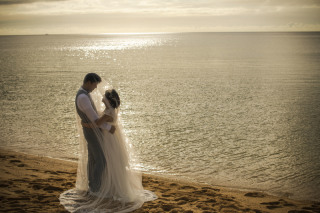 ロマンチックなサンセット撮影＊*