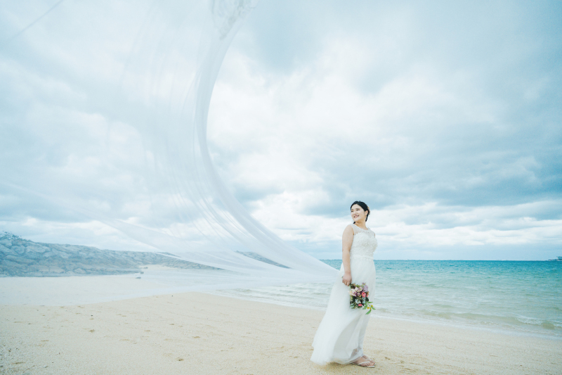 ロングベールを使用した1枚♬