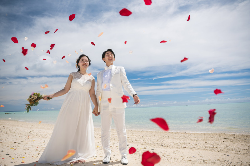 フラワーシャワー!