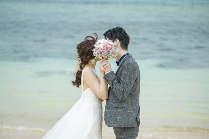 お顔隠しショット