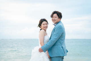笑顔満点のフォトウェディング inアラハビーチ