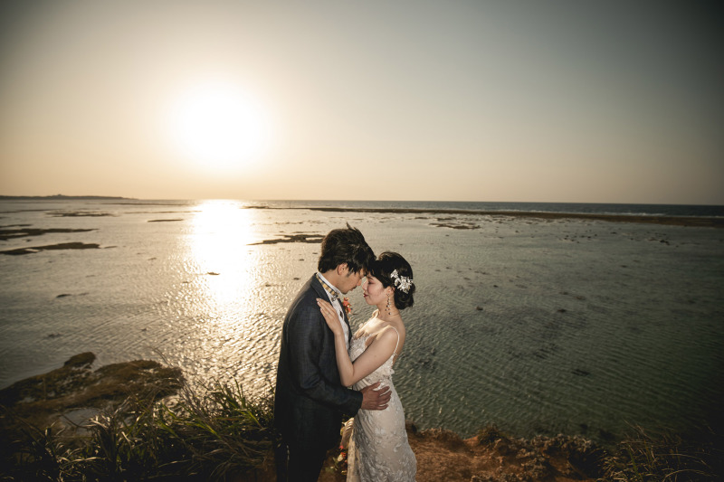 ラストカットはキラキラ輝くサンセットと共に*