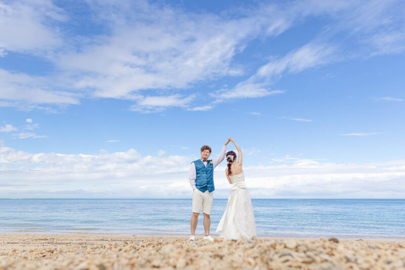ビーチでレッツダンシング♪