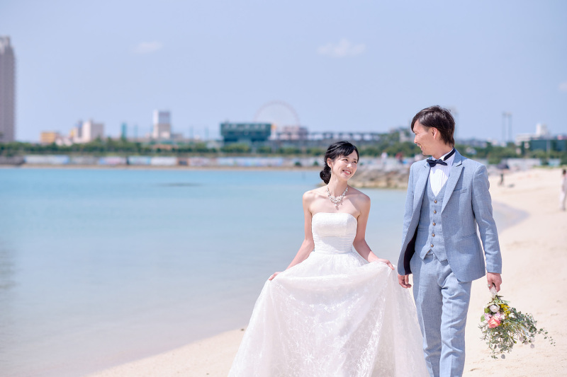 ビーチに到着！