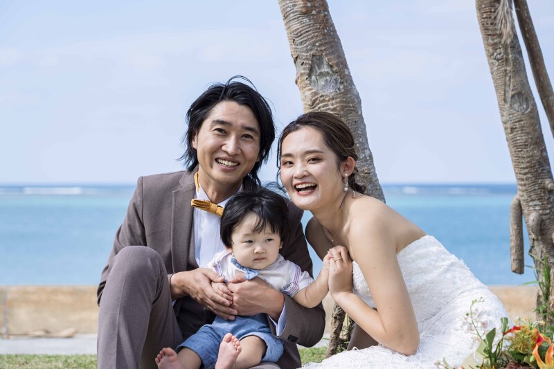 仲良くファミリーフォト＊