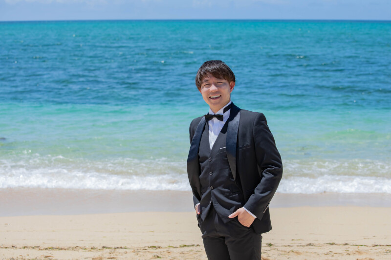 新郎様ソロショット＊