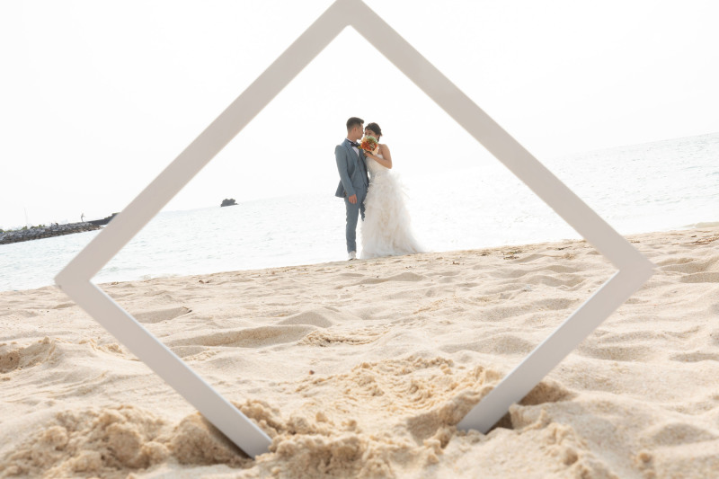 フレーム越しに素敵なショット♪