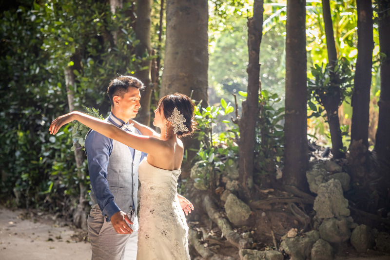 緑のカーテンの中で・・・